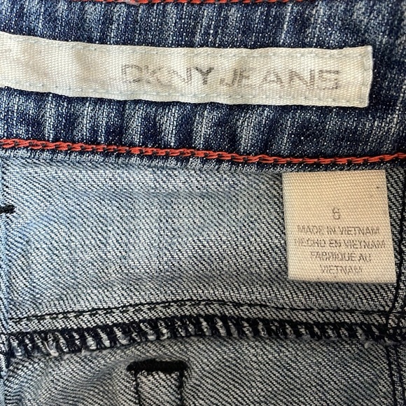 DKNY Women's Blue Boot Cut Jeans - Picture 5 of 6